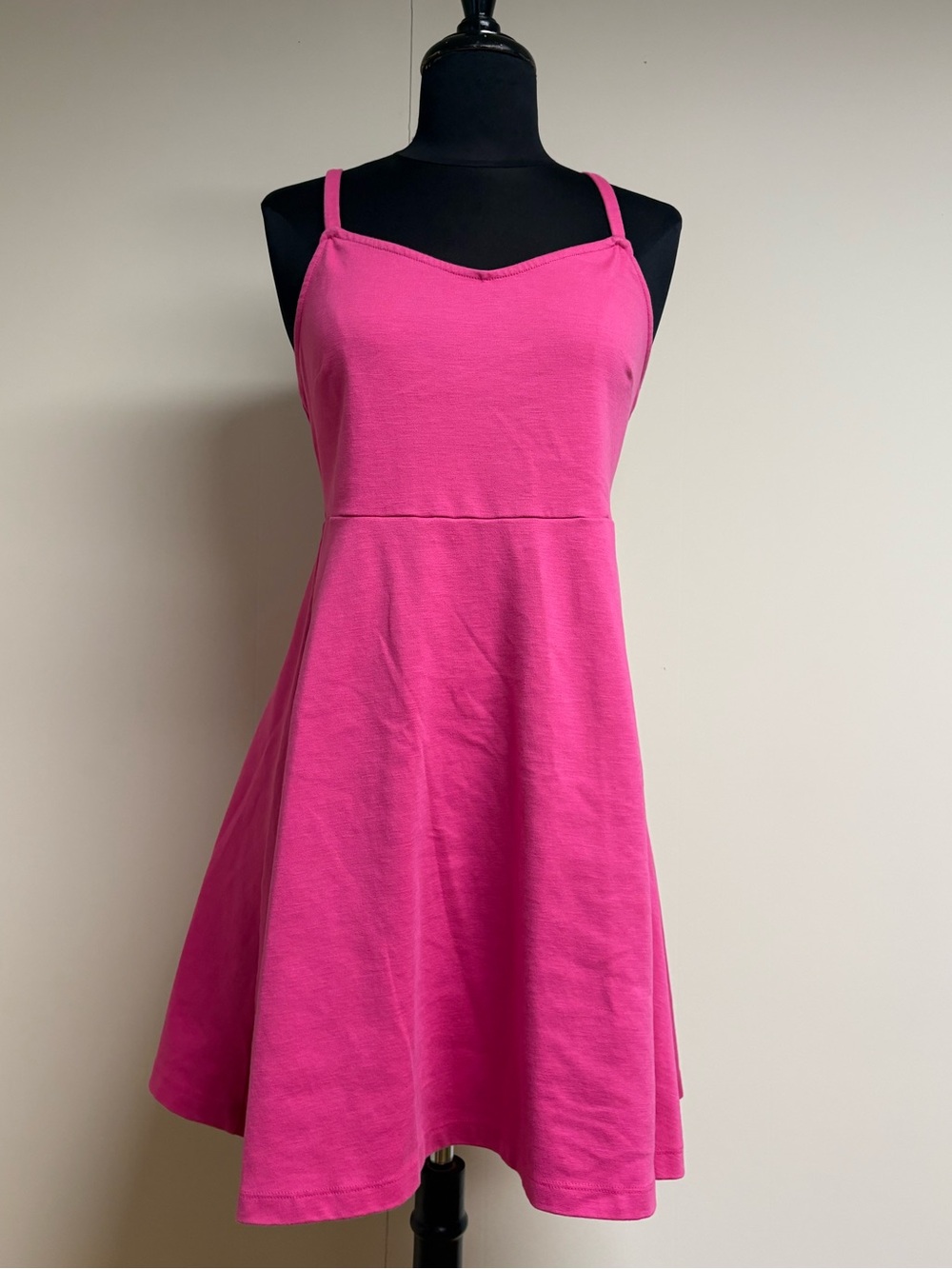 Old Navy Hot Pink Fit-and-Flare Mini Dress